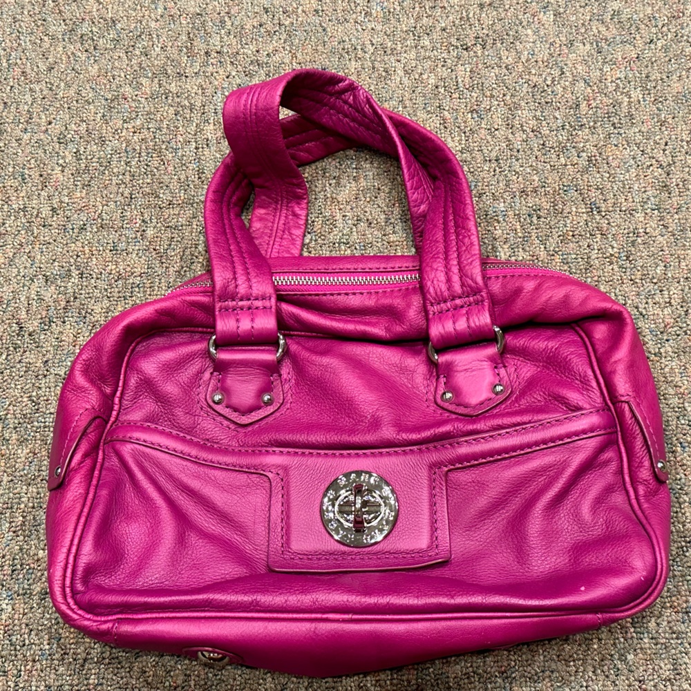 Marc by Marc Jacobs bright purple handbag